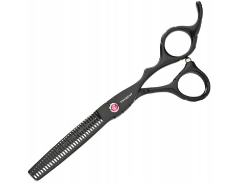 GEPARD Degażówki nożyczki praworęczne 6,0 offset fryzjerskie do strzyżenia włosów do salonu linia Superior