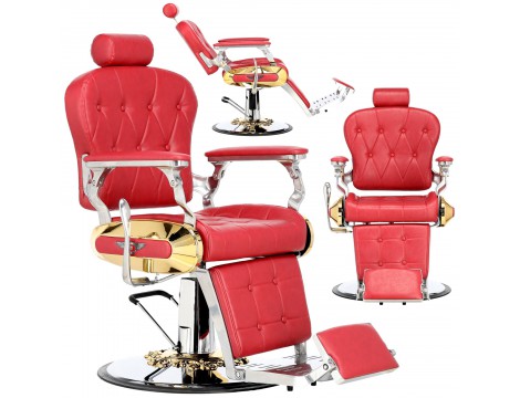 Fotel fryzjerski barberski hydrauliczny do salonu fryzjerskiego barber shop Diodor Barberking