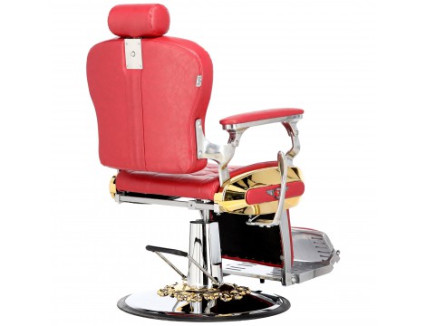 Fotel fryzjerski barberski hydrauliczny do salonu fryzjerskiego barber shop Diodor Barberking - 4