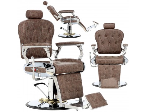 Fotel fryzjerski barberski hydrauliczny do salonu fryzjerskiego barber shop Diodor Barberking