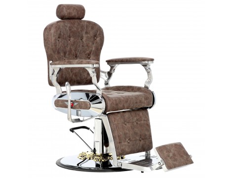 Fotel fryzjerski barberski hydrauliczny do salonu fryzjerskiego barber shop Diodor Barberking - 2