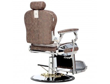 Fotel fryzjerski barberski hydrauliczny do salonu fryzjerskiego barber shop Diodor Barberking - 4
