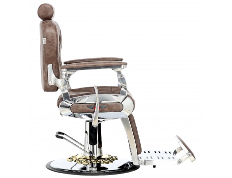 Fotel fryzjerski barberski hydrauliczny do salonu fryzjerskiego barber shop Diodor Barberking - 3