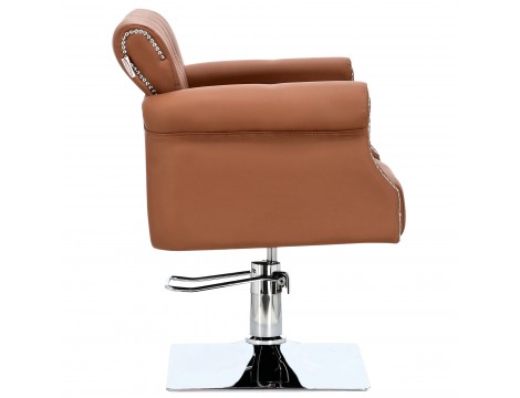 Zestaw myjnia fryzjerska Kiva i 2x fotel fryzjerski hydrauliczny obrotowy do salonu fryzjerskiego myjka ruchoma misa ceramiczna armatura bateria słuchawka - 6