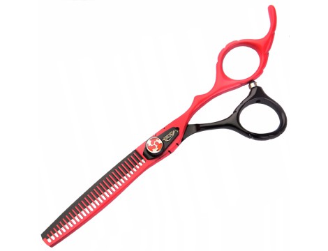 Degażówki Nożyczki Do Cieniowania Włosów Gepard 6,0 RED