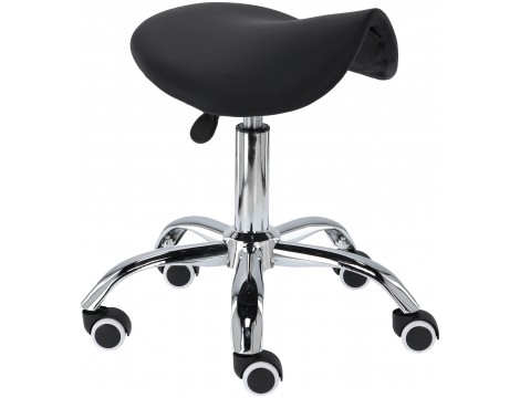 Taboret kosmetyczny fryzjerski krzesło hoker siodło SPA mobilny Calissimo - 2