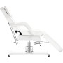 Fotel hydrauliczny kosmetyczny Josiah obrotowy spa łóżko leżanka do salonu kosmetycznego biały produkt złożony - 3