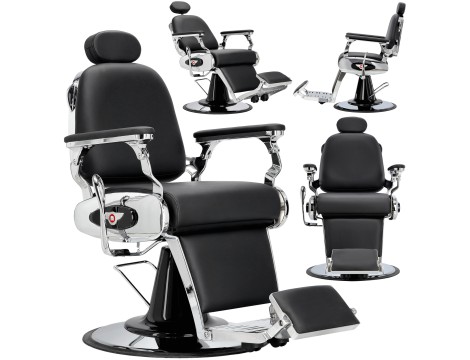Fotel fryzjerski barberski hydrauliczny do salonu fryzjerskiego barber shop Viktor Barberking produkt złożony