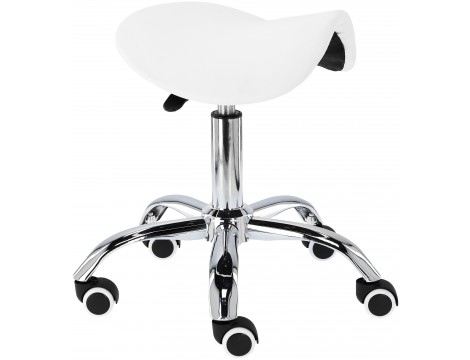 Taboret kosmetyczny fryzjerski krzesło hoker siodło SPA mobilny Calissimo - 2