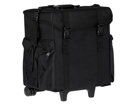 Profesjonalna torba walizka fryzjerska kuferek na akcesoria fryzjerskie czarna - 2